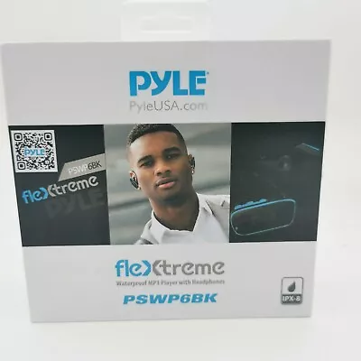 Pyle Flextreme Waterproof MP3 Player With Headphones PSWP6BK • $40