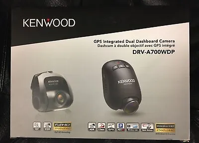 Kenwood DRV-A700WDP GPS Integrated Dual Dashboard Camera • $459.76