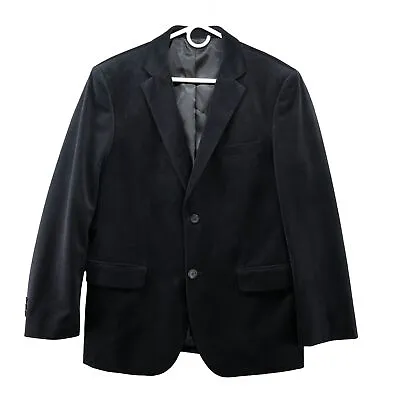 Zishen Homme Korean Brand Mens Corded Black Blazer Sport Coat Size M/L Or 100 Cm • $29.99