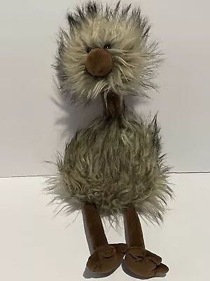 Realistic Ostrich Chick Plush 17  Lifelike Baby Bird Stuffed Animal Toy Brown • $13