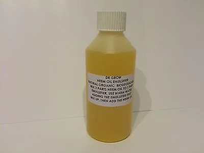 Neem Oil Emulsifier - Allows Neem Oil To Be Mixed With Water - 250ml - 1lt • £9.99