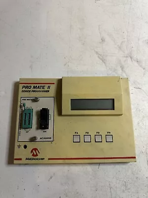 Microchip Pro Mate Ii Device Programmer 10-00191-r7 W/ Ac164010 Module • $99