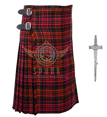 Men's Scottish 8 Yard Kilts 13oz Casual Kilt Various Sizes And Tartan Colors • $68.40