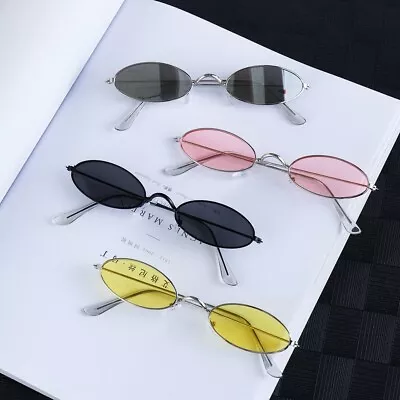 £4.49 • Buy Fashion Retro Small Oval Sunglasses Vintage Shades Sun Glasses Men Women