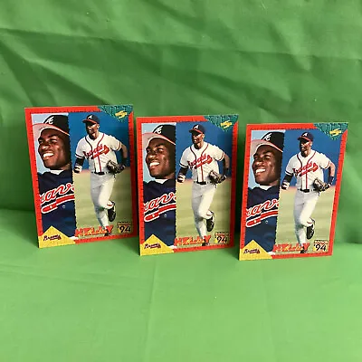 1994 Score Rookies 3 Cards MIKE KELLY Atlanta Braves #RT159 • $1.89