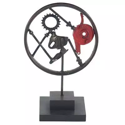 Handmade Industrial Wheel Sculpture - Shorter Version • $49.95