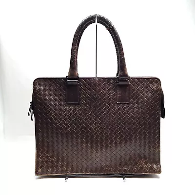 Bottega Veneta Brief Case  Brown Leather 1279631 • $0.99