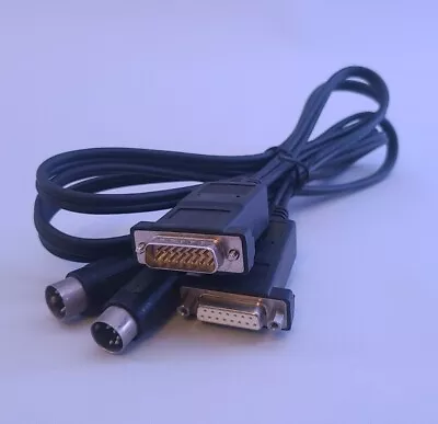 5-Pin DIN MIDI To DB15 MIDI Joystick Cable Harness Assembly - 6 Ft • $22