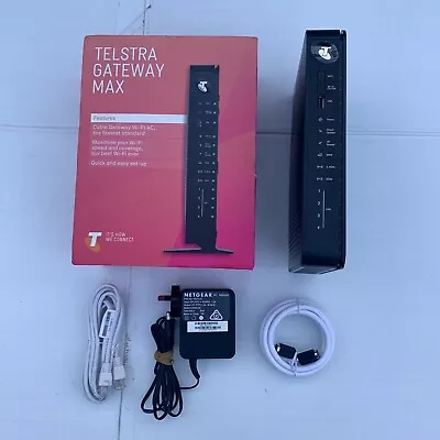 Netgear Telstra Gateway Max Wireless Router C6300BD-1TLAUS Boxed • $25