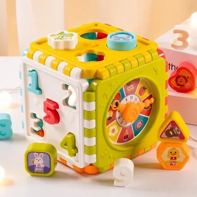 £6.96 • Buy 6 In 1 Activity Cube Toddler Holiday Baby Toys For 1-2 Years Old Boys & Girls UK