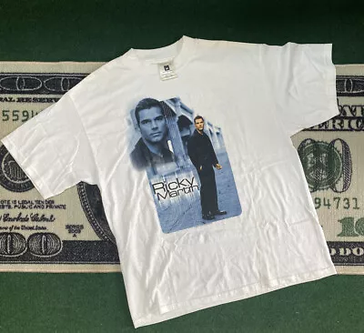 Ricky Martin Livin' La Vida Loca 1999 Tour T-shirt Size Large • $71.25