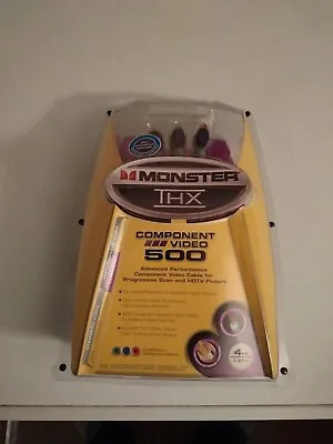 Monster Cable 500 Series 4 Ft. THX Certified Component Video Cable New • $8