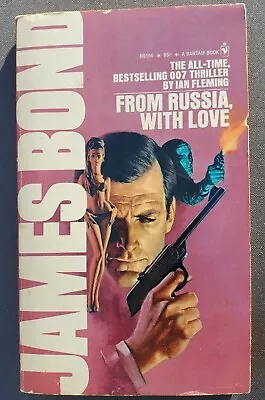 From Russia With Love Ian Fleming Vintage James Bond GGA Spy Paperback Bantam • $17.99