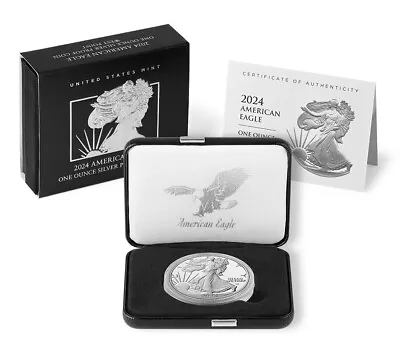 2024 W American Proof Silver Eagle Coin (OGP & COA) • $87.95