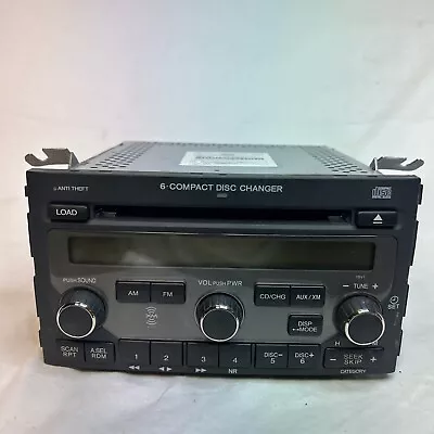 2006-2008 Honda Pilot 6 Disc CD Changer Radio 39100-S9V-A500 Black & Gray 67765 • $29.95