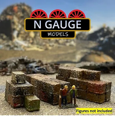 N Scale Gauge 1:148 Scrap Car Bales (Junk Scrapyard Junkyard Metal Trash 1:160 ) • £5.99