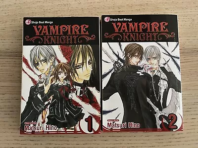 Manga Books X2 - Vampire Knight - Vol 1&2 - Matsuri Hino - Manga - VGC • £10