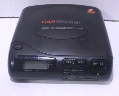 Sony Car Discman D-180K Portable CD Player Compact Discs Tested Vintage Walkman • $39.99