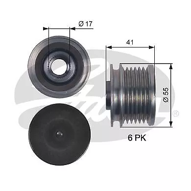 Gates Alternator Pulley For Mini Mini N14B16C/N18B16C 1.6 Aug 2008 To Aug 2015 • $95.40