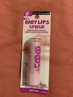 MAYBELLINE BABY LIPS MOISTURIZING LIP BALM 145 Beam Of Blush- PACKAGED - NEW • $14.98