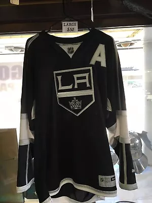 NHL LA Kings Hockey Jersey Adult Size 52 Drew Doughty #8 Reebok Black • $19.99