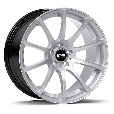 (1) 19  VMR Wheels V701 19x9.5 Et33 +33 Offset 5x120 72.6mm Bore | Hyper Silver • $111.41