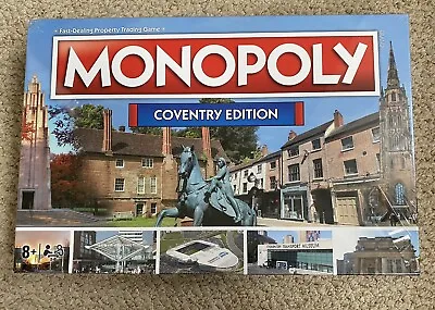 £22.99 • Buy Monopoly Coventry Edition Classic Fun Favourite Family Complete Board Game