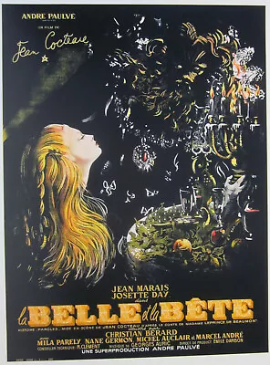 La Belle Et La Bete Beauty + The Beast Movie Poster Print • $30