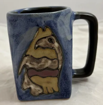 Mara Mexico Stoneware Pottery Fish Coffee Mug Cup Hand Made Painted Signed • $12