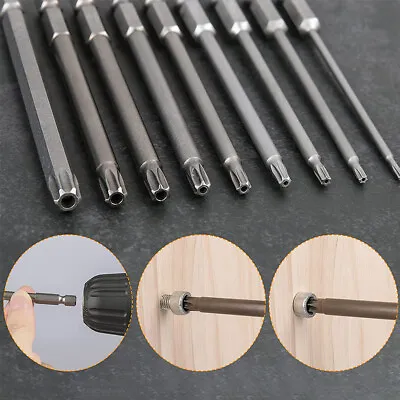 11X S2 Steel Torx Head Screwdriver Drill Set Heavy Duty Screw Driver Kit T7- T40 • £6.53