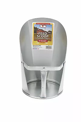 Little Giant 9204 Galvanized Feed Scoop 4 Qt. • $30.80