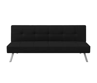 Serta Black Modern Futon Sofa Bed Three Ways • $85