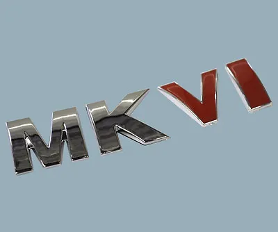 Rear MKVI Trunk Badge Emblem RARE CHROME RED For VW Golf Jetta 2011 - 2012 MK6 • $5.90