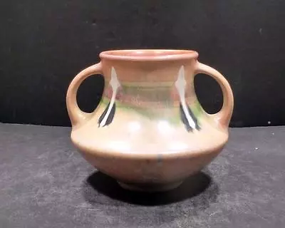 Roseville Monticello Tan Vase - 555-4 - MINT • $225