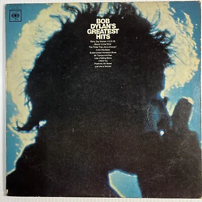 Bob Dylan Greatest Hits VINYL LP 1967 COLUMBIA MONO PRESS Milton Glaser POSTER • $75