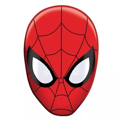 Official Marvel Spiderman Size Party Pack Children's Cardboard Face Mask Costume • £4.99