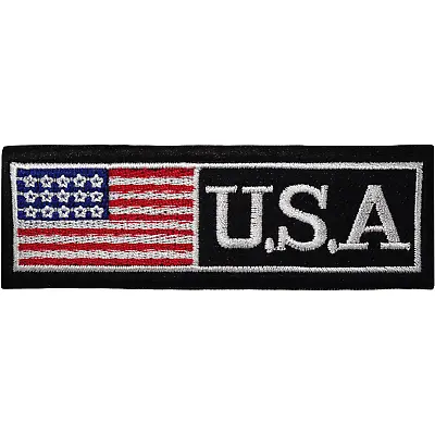 £2.79 • Buy USA Iron On Patch Sew On Cloth United States Of America Flag US Applique Badge