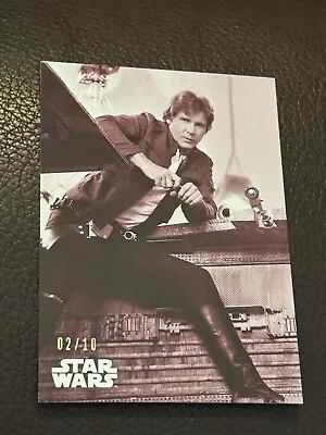 2019 Topps Star Wars Empire Strikes Back Black & White Red Hue /10 Card 22 NM • $49.95