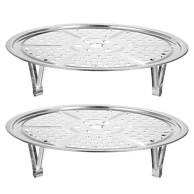 2pcs Stainless Steel Steamer Rack 8.6 Inch Insert Stock Pot Steaming Tray • $16.88