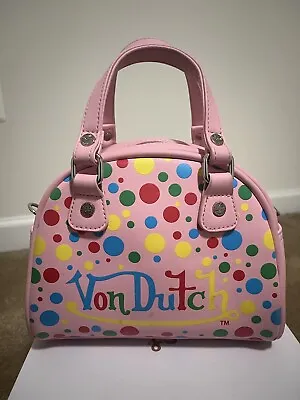 Polka Dot Von Dutch Bag Crossbody Purse • $160