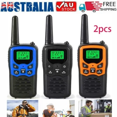 $37.99 • Buy 2× Handheld 10KM Walkie Talkie Dual Band UHF VHF Two Way FM Ham Radio High Power