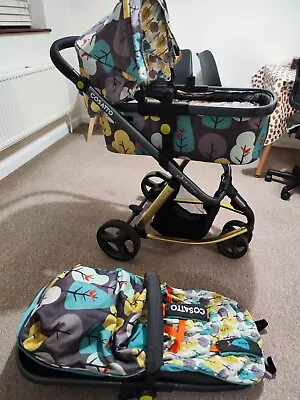 Cosatto Giggle 3 In 1 Bundle Birdland Except Car Seat • £90