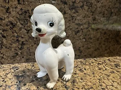 Vintage Dog Poodle Figurine Mid Century Japan Cute Unique Rare Find • $6