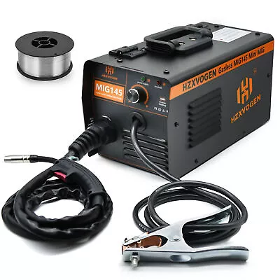 220V MIG145 Professional No Gas MIG Welder 140A Gasless Mig Mag Welding Machine • £119.99