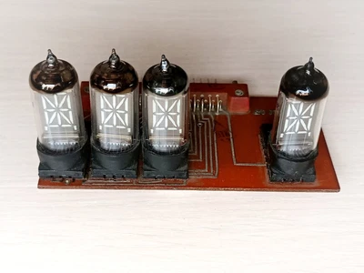 $24 • Buy 4pcs Vintage IV-17 Vacuum Luminescent Indicator VFD On Board Numbers Nixie Clock