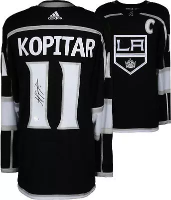 Anze Kopitar LA Kings Autographed Black Adidas Authentic Jersey - Fanatics • $277.49