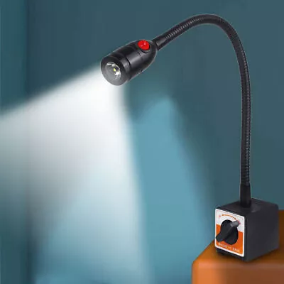 LED Work Light Flexible Gooseneck Lathe Milling CNC Machine Lamp Magnetic Base • $28.50