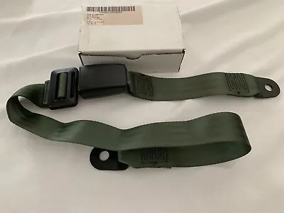 Military Seat Belt Lap Type 42 Inch Max Adjustable Green Nylon • $14.99
