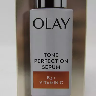 Olay Tone Perfection Serum B3+Vitamin C Face Skincare Glow Unscented 1.3floz NEW • $23.23