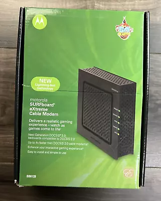 Motorola SB6120 SURFboard Docsis 3.0 Cable Modem Black 150 Mbps • $9.99